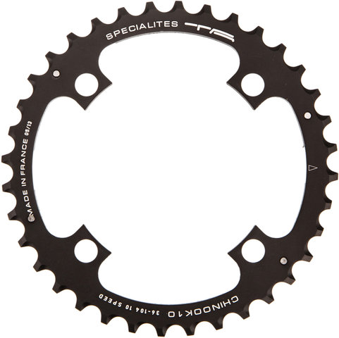 TA Chinook11 Chainring, 4-arm, Centre, 104 mm BCD - black/36 tooth