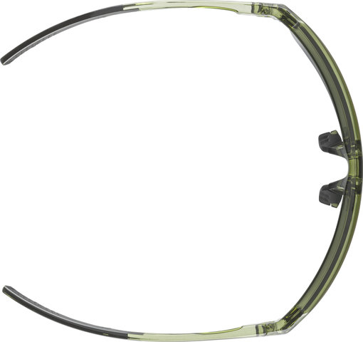 Alpina Swift HR Sports Glasses - green transparent gloss | mirror gold