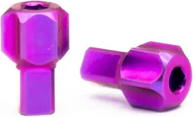 OAK Components Tornillo de ajuste para frenos SRAM titanio - purple