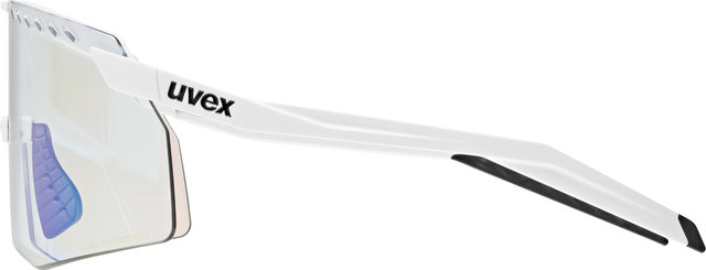 uvex uvex pace stage V lunettes de sport - white mat/mirror green