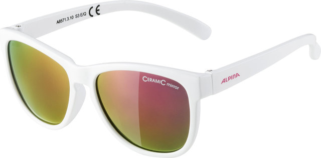 Alpina Luzy Kids Sports Glasses - white gloss | pink