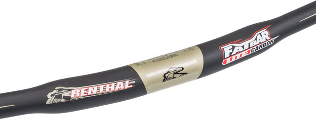 Manillar Fatbar Lite Carbon 31,8 10 mm Riser - carbon-gold/740 mm 7°