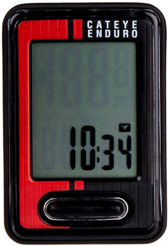 CATEYE Compteur de Vélo Enduro CC-ED400 - noir-rouge/universal