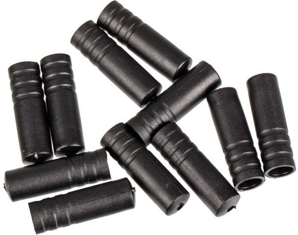 Jagwire Capuchons en Plastique pour Gaine de Câble de Vitesse - black/4 mm