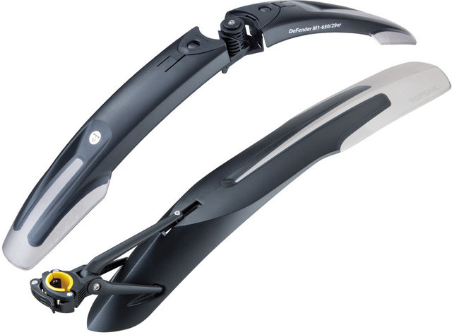 Topeak Set de guardabarros DeFender M1/XC11 - negro/29"