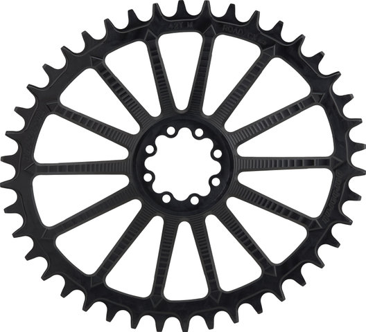 Garbaruk Oval Chainring AXS Road/CX SRAM Direct Mount 8-Hole Single Speed - black/42 