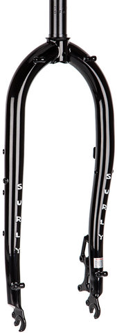 Surly Moonlander Disc 26" Fork - black/1 1/8 / IS / QR9 / offset