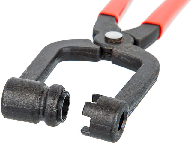 Chainringr Montagezange mit Bit-D für Kettenblattschrauben - rot-schwarz/universal