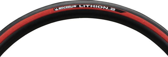 Michelin Pneu Souple Lithion 2 28" - noir-rouge/28 /25 /25-622