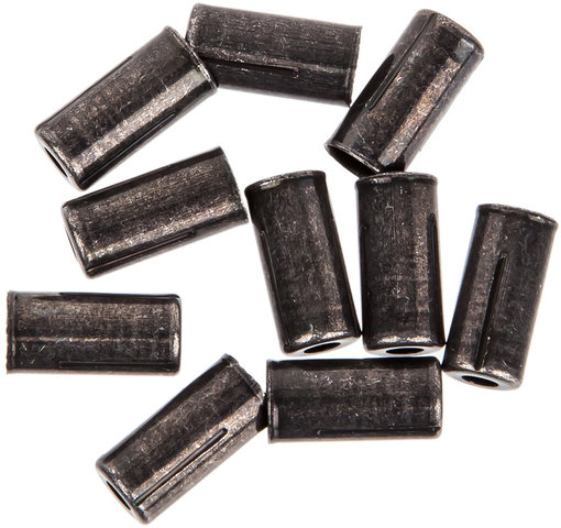 Tapas de extremo de latón para fundas de cable de frenos - black/5 mm
