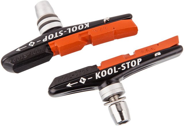 Kool Stop Bremsschuhe Cartridge H5 V-Brake - schwarz-lachs/universal