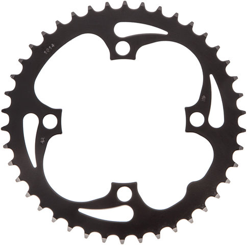Plato Singlespeed 4 brazos, Acero, Círculo de agujeros de 104 mm - negro/42 dientes Plato Singlespeed 4 brazos, Acero, Círculo de agujeros de 104 mm - negro/42 dientes