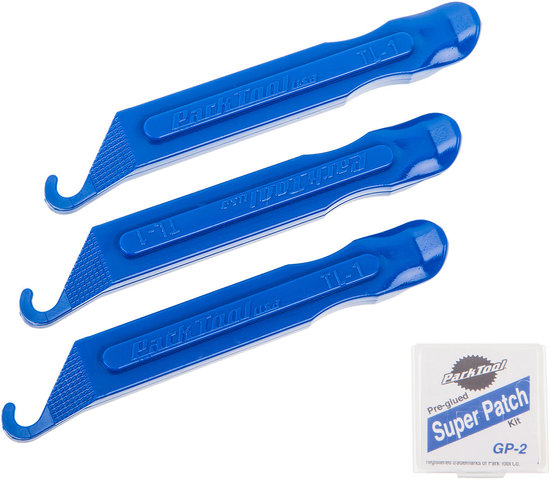 ParkTool Reifenheber & selbstklebende Flicken TR-1 - blau/universal