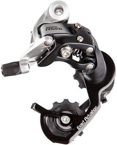 SRAM Dérailleur Arrière Rival 22 11 vitesses - grey-black anodized/court