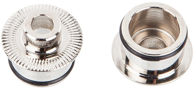 Adaptador de 9 mm para bujes Disc delanteros MTB/RR - plata/9 mm