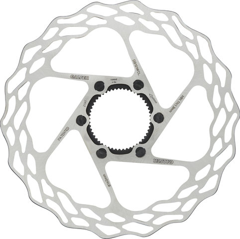 GALFER Fixed Disc Wave 1.8 mm Road Center Lock Brake Rotor - silver/140 mm