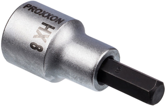 Inserto hexagonal1/2" con 55 mm de longitud - plata/8 mm