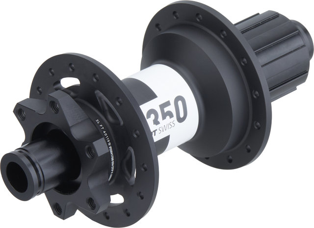 DT Swiss 350 MTB DB DEG 72 6-Loch HR-Nabe - schwarz/28/Shimano MTB/12 mm Steckachse