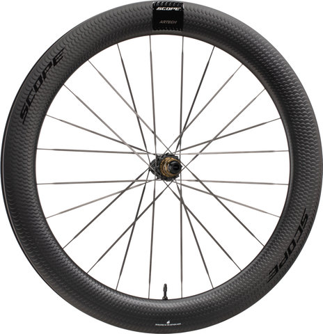 Scope Cycling Artech 6 Disc Centre-Lock 28'' Wheelset - black | 142 mm | 100 mm | 28" | SRAM XDR