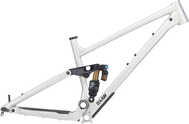 RAAW Mountain Bikes Jibb 29" Frameset w/ Fox Float X2 2POS Factory - raw matte | 135 mm | L | 12 mm Thru Axle