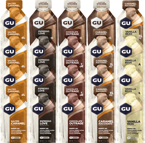 GU Energy Labs Energy Gel - 20 pièces - mix 1