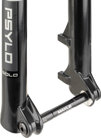 RockShox Fourche Psylo Gold RC 140 mm DebonAir 29" – Emballage atelier - black | Axe Traversant 15 mm | 110 mm | 1 1/8" - 1,5" tapered | 44 mm | 29"
