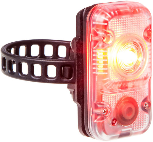 Rotlicht Rücklicht mit Bremslicht - transparent-schwarz/160 Lumen