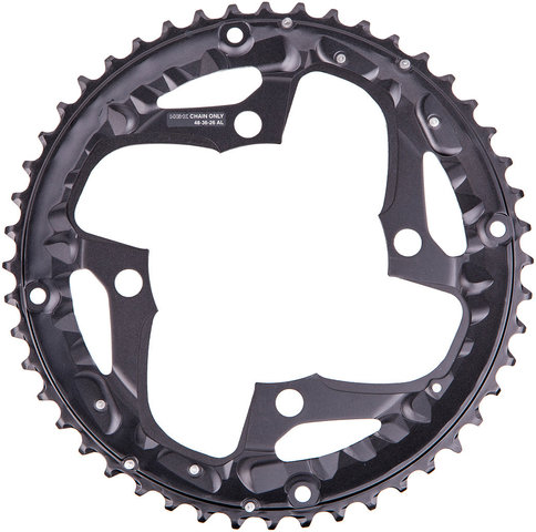 Shimano Deore FC-M610 10-speed Chainring for Chain Guards - black/48 tooth