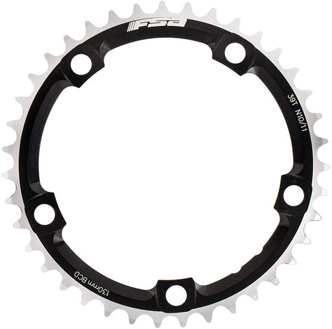 FSA Super K-Force Light Road, N-11, 130 mm BCD Chainring - black/39 tooth