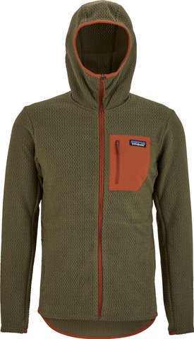 Patagonia Pull à Capuche R1 Air Full-Zip Hoody - basin green/M