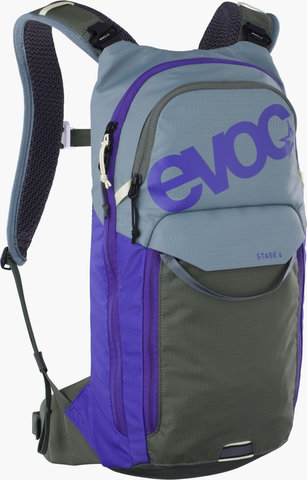 EVOC Stage 6 + poche d'hydratation 2 sac à dos - steel violet dark olive | M | 6 