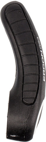 Poignée Vélo Ergon GS3 - Large, Verrouillage, Composite Fibre De Verre - Noir/gris, 142mm