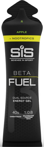 SIS Beta Fuel Energy Gel plus Nootropics, 6 pieces - apple