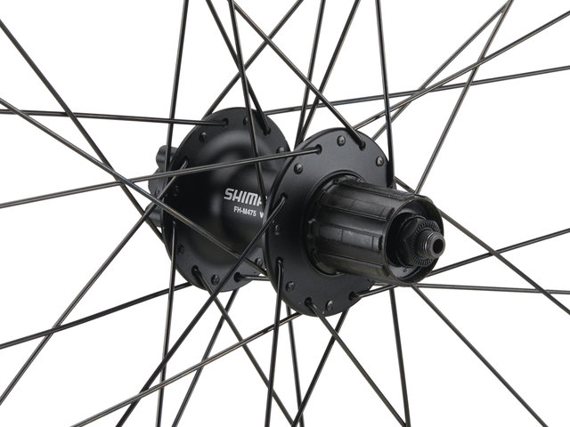 bc basic Juego de ruedas Mountain Alivio Disc 6 agujeros DT Swiss 466d 29" - negro | 29" set (RD 9x100 + RT 10x135) Shimano