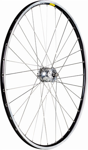 Delux + Open Pro + Sapim Race 28" Wheel - Closeout - silver-black/28" front / 32 hole