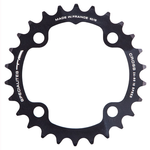 TA Cross Chainring, 4-arm, Inner, 80 mm BCD - black/26 tooth