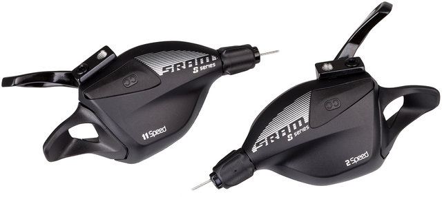 SRAM SL 700 Flatbar 2-/11-speed Trigger Shifter Set - black-silver/2x11 speed