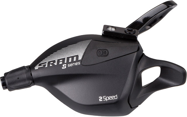 SRAM Set de manetas de cambios Trigger d+t SL 700 Flatbar 2/11 velocidades - black-silver/2x11 velocidades