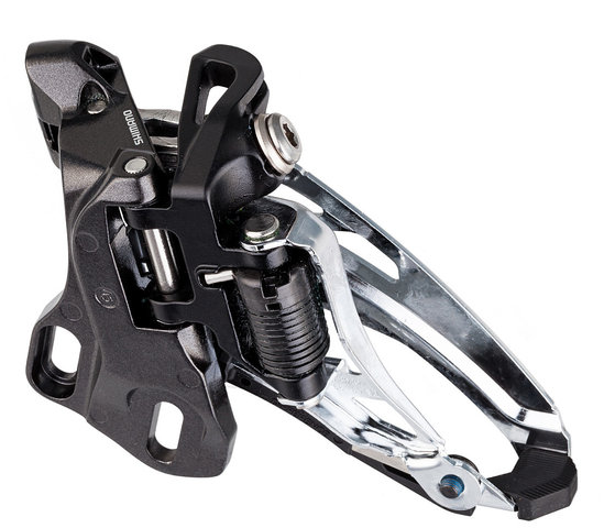 Shimano XT FD-M8020 / FD-M8025 2-/11-speed Front Derailleur - black/E-Type / side-swing / front-pull