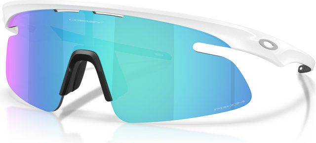 Oakley RSLV Lite Sports Glasses - matte white | prizm sapphire