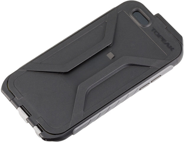 Topeak Weatherproof RideCase Schutzhülle mit Halter für iPhone 6 - black-grey/universal