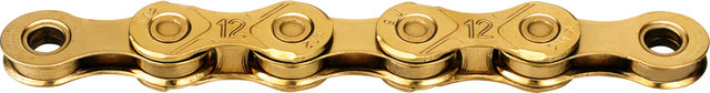 KMC X12 Waxed Kette 12-fach - titan nitrin gold/126