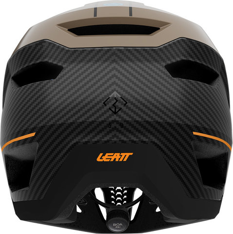 Leatt Casque intégral en carbone MTB Gravity 5.0 - brown | 51 - 55 cm