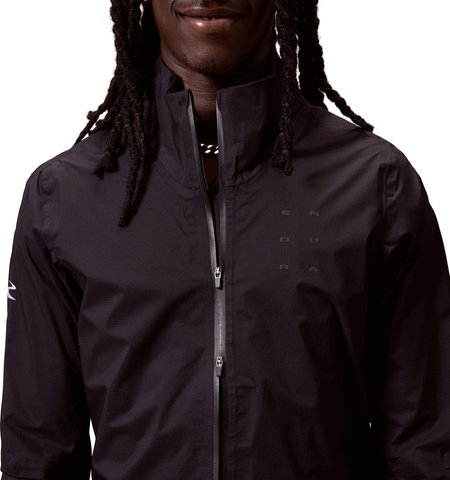 Endura AllTrack Race Regenjacke - black reflective print | XXL