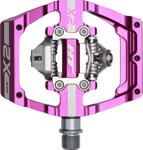 HT Pedales de clip DH RACE X2 - purple