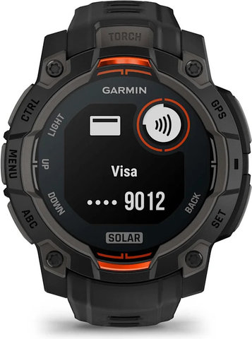 Garmin Instinct 3 45 mm GPS multisport smartwatch - black