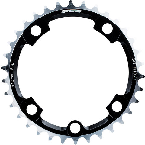 FSA Super K-Force Light ABS, N-11, 4-Arm, 110 mm BCD Chainring 2014 Model - black/34 tooth