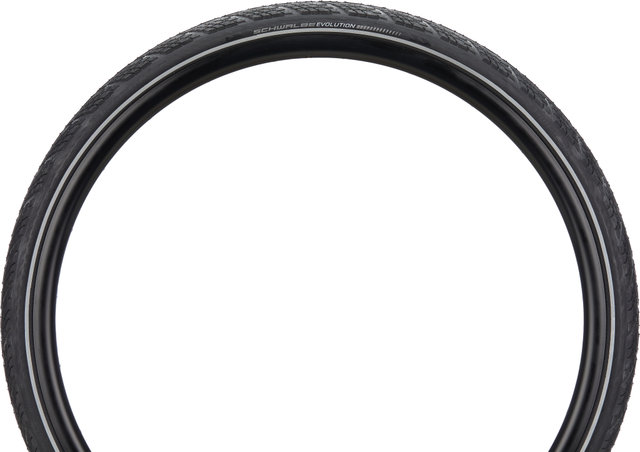 Schwalbe Cubierta plegable Marathon Efficiency Evolution ADDIX Race 28" - negro-reflejante/28 /40 /40-622/1.5 