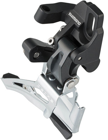 Shimano Deore FD-M618 2-/10-speed Front Derailleur - black-silver/direct mount / down-swing / top-pull