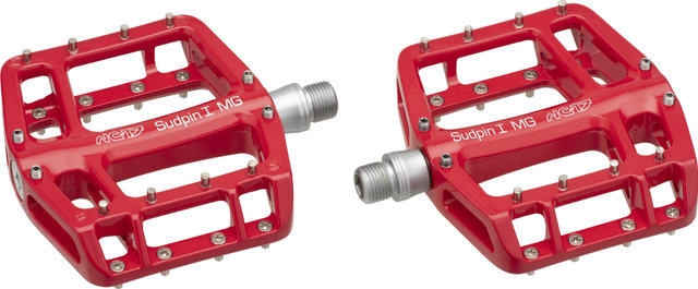 NC-17 Pedales de Plataforma Sudpin I MG S-Pro - rojo/105 mm/96 mm